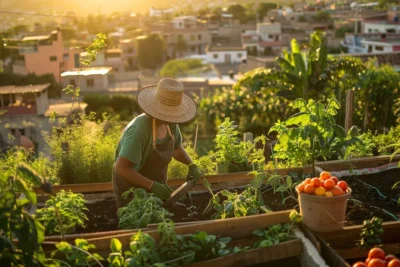 Agricultura Urbana y el Machete Utilidad en Espacios Reducidos