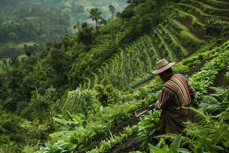 El Machete y su Rol en la Agricultura de Terrazas